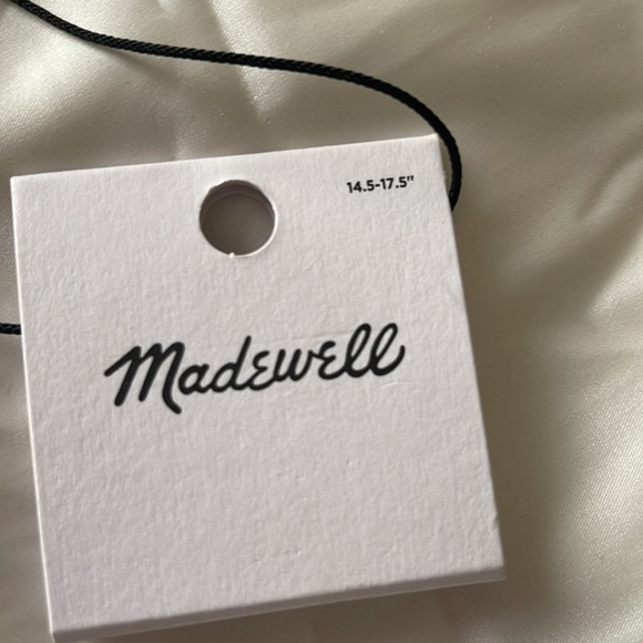 Madewell An adjustable cord choker necklace. New - Picture 7 of 7